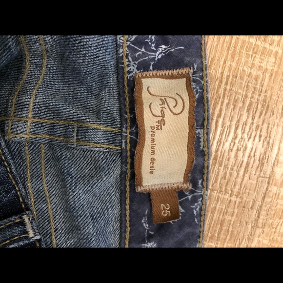 Paige Skyline Ankle Peg Leg Denim Jeans - Picture 6 of 10